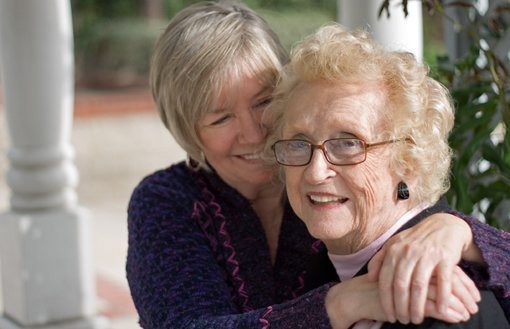 Elderly Mother and Daughter